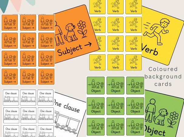 Sentence Building Cards