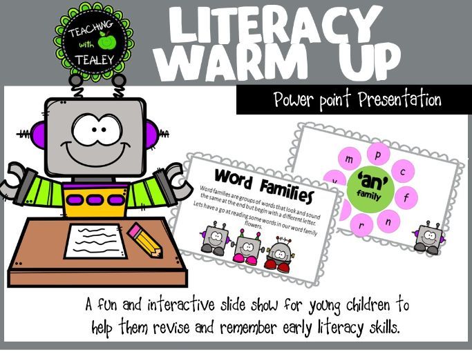 Explicit Teaching Powerpoint - Early Literacy Concepts