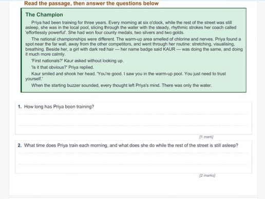 11+ English Revision Booklet - Comprehension & Creative Writing - Year 4 onwards