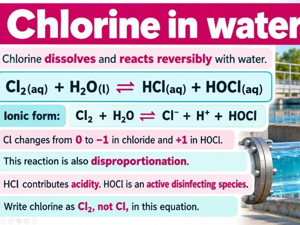 AS Level Chemistry - 11.4 The reactions of chlorine