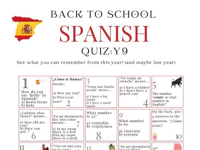 Mira 1 back to school quiz