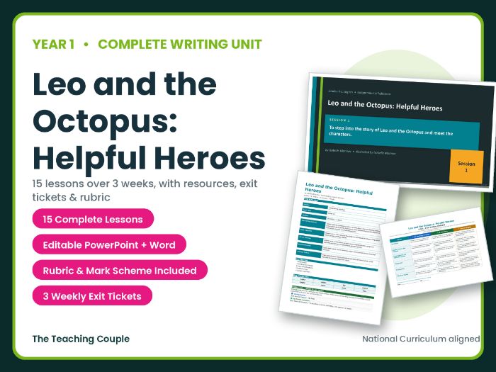 Leo and the Octopus: Helpful Heroes | Year 1 English Unit