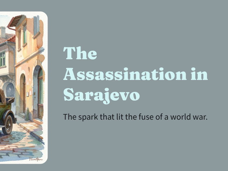 First World War - The Assassination in Sarajevo