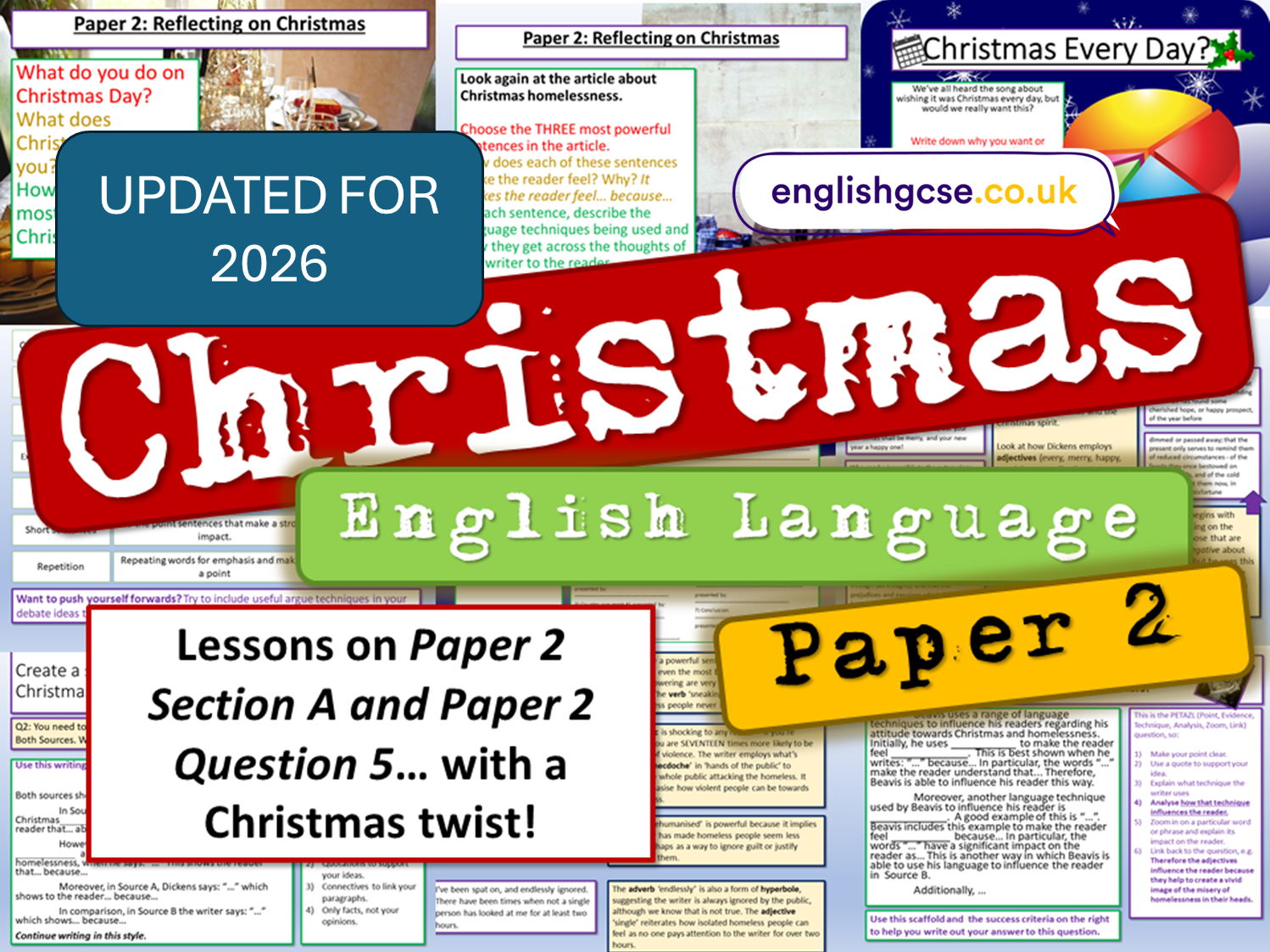 Christmas English Language Paper 2