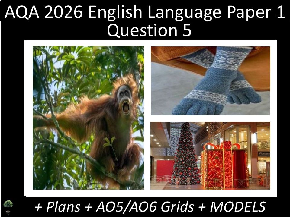 Three Question 5 - AQA 2026 GCSE English Language Paper 1 | Plans, AO Grids, Models