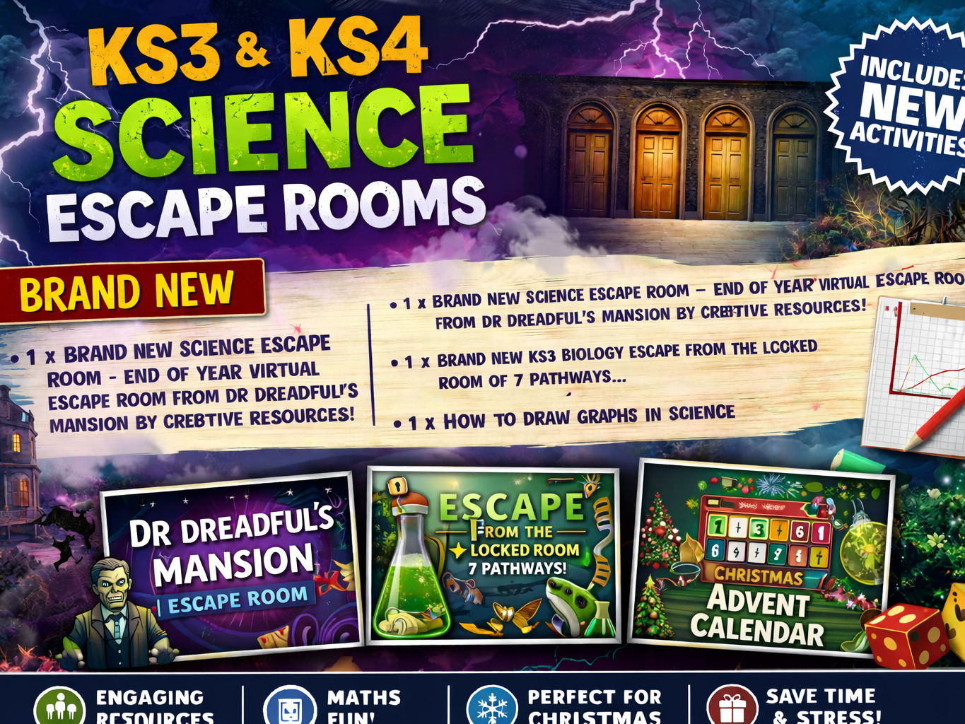 Biology and Science Escape Rooms