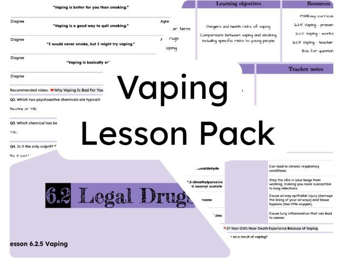 6.2.5 Vaping Lesson Pack