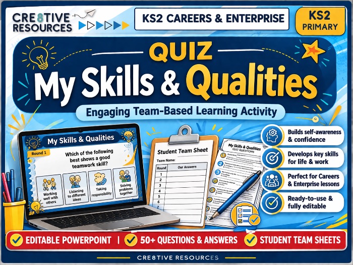 My Skills & Qualities End of Term KS2 Quiz