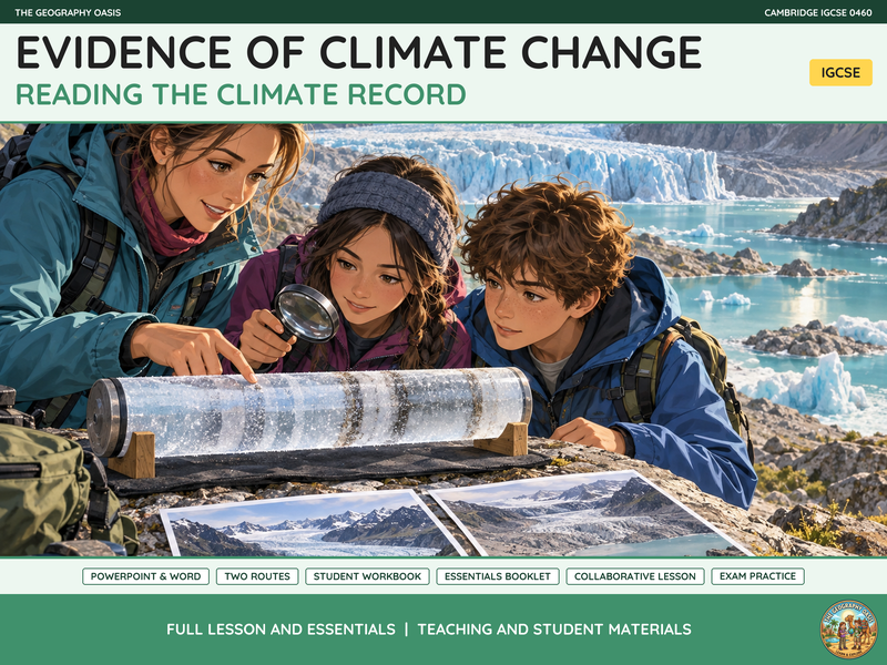 Evidence of Climate Change: Geography Teaching Resources