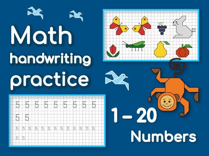 Numbers 1–20 Math Worksheets | Summer Review