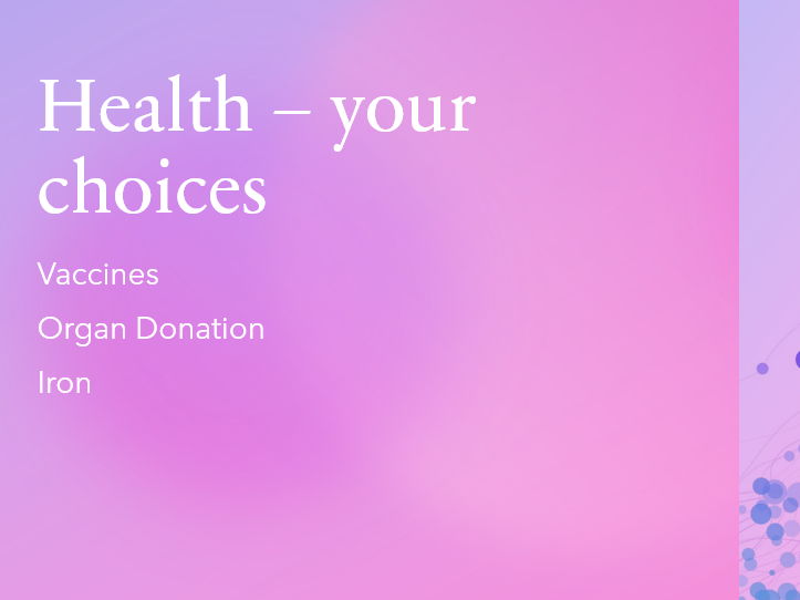 Health - Your choices