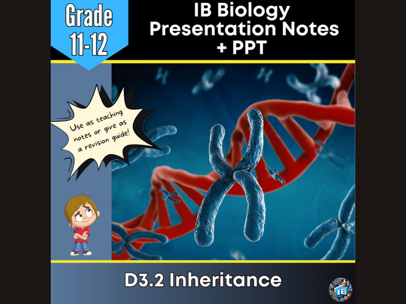 IB DP Biology D3.2 Inheritance Teaching Notes & PowerPoint 2026