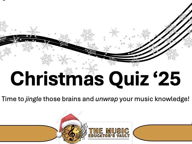 Christmas Music QUIZ 2025