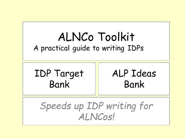ALN Toolkit for ALNCOs and Teachers (42 page guide)