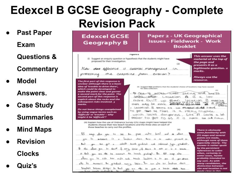 Edexcel B GCSE Geography Revision
