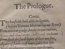 Guided Reading - Prologue Romeo and Juliet