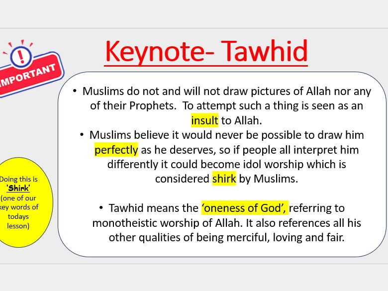 Tawhid (Nature of Allah)