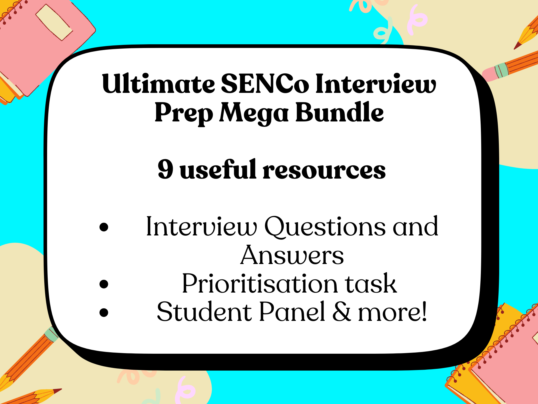 Ultimate SENDCo | SENCo Interview Preparation Support Mega Bundle