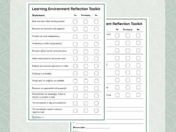 Learning Environment Reflection Toolkit