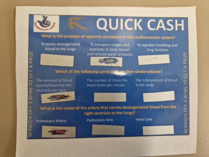 Health & Well-Being - Lottery Scratch Cards