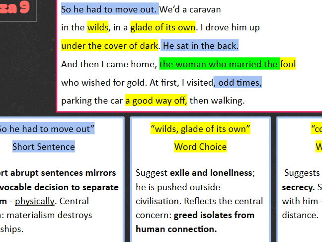 New Higher English SST - Mrs Midas