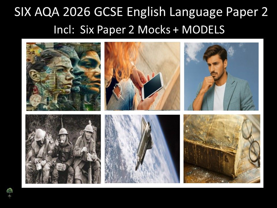 Six AQA 2026 GCSE English Language Paper 2 Mocks | Models