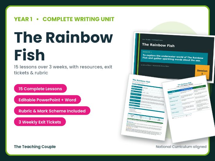 The Rainbow Fish | Year 1 English Unit