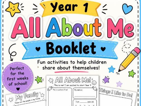 Year 1 All About Me Activity Booklet