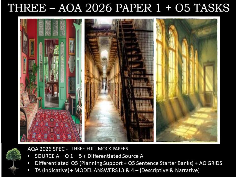 THREE - PAPER 1 | 2026 FULL MOCKS | Q5 TASKS