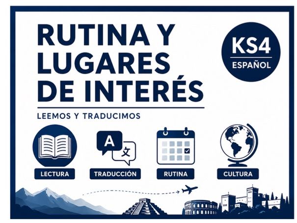 KS4 2-hour lesson - Spanish: Holidays (routines and places of interest)