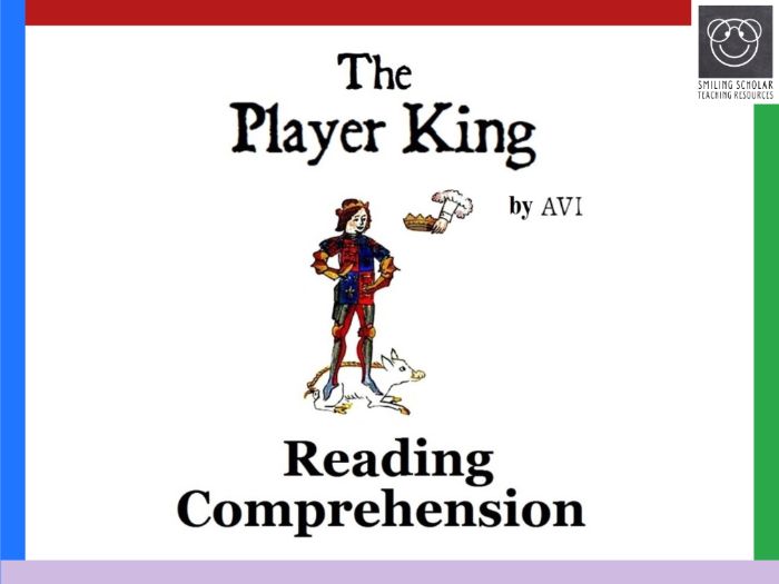 Reading Comprehension: The Player King, by Avi