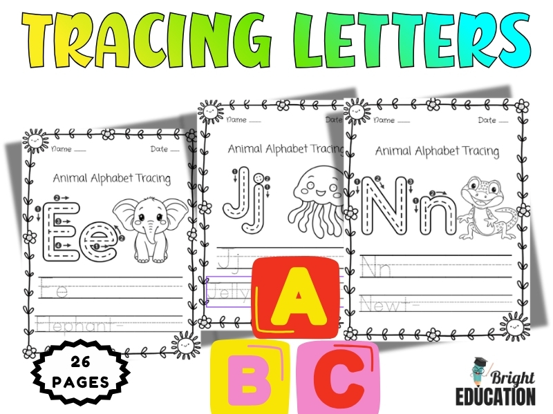 Alphabet Trace and Color Activity