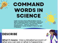 GCSE Science Command Words Guide