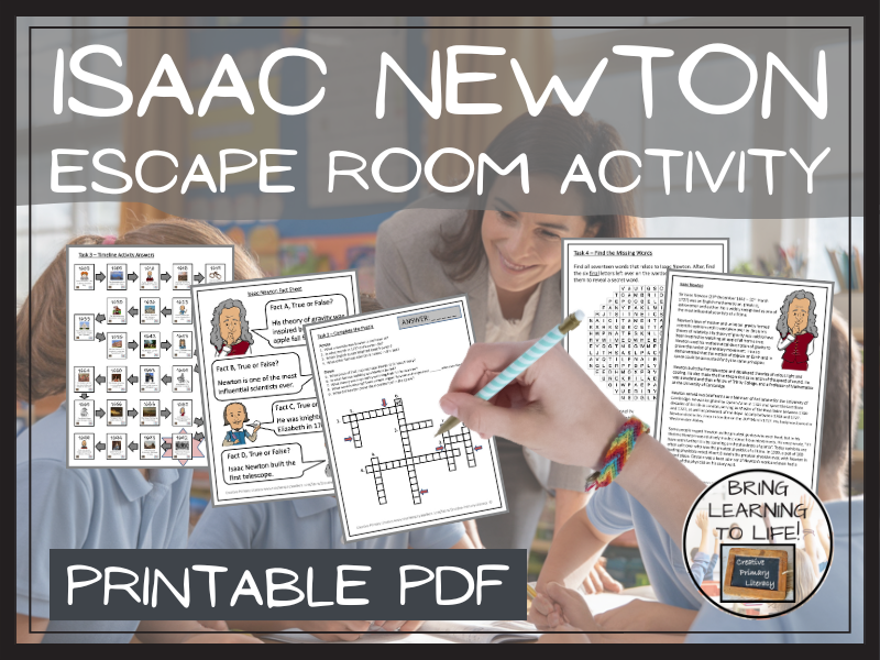 Isaac Newton Escape Room Activity