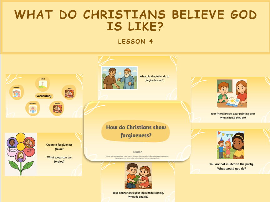 RE Unit 1.1 How do Christians show forgiveness? Lesson 4