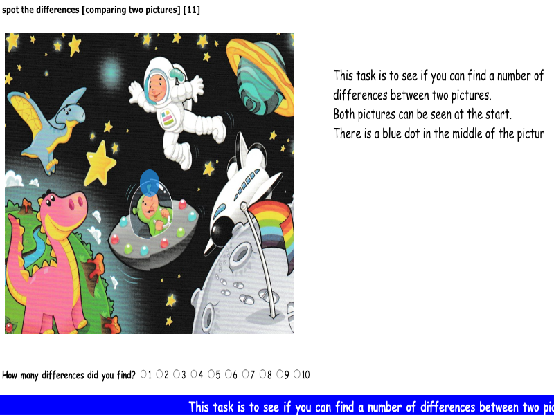 spot the differences [comparing two pictures] [11]