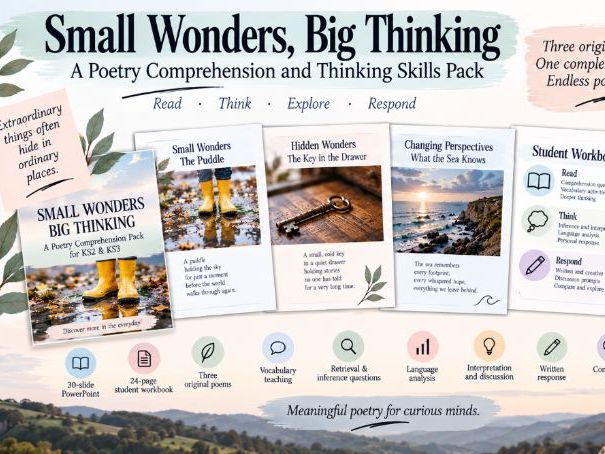 National Poetry Day 2026 | Find the Wonder Reading Challenge