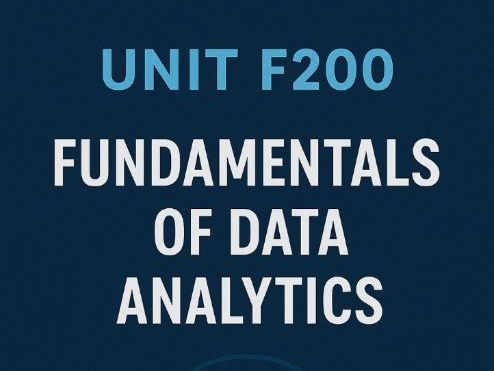 F200 Fundamentals of Data Analytics Knowledge Organiser