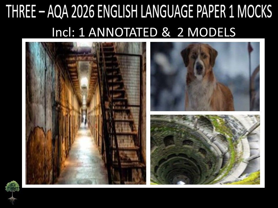 THREE - AQA PAPER 1 | 2026 FULL MOCKS | ANNOTATED | MODELS