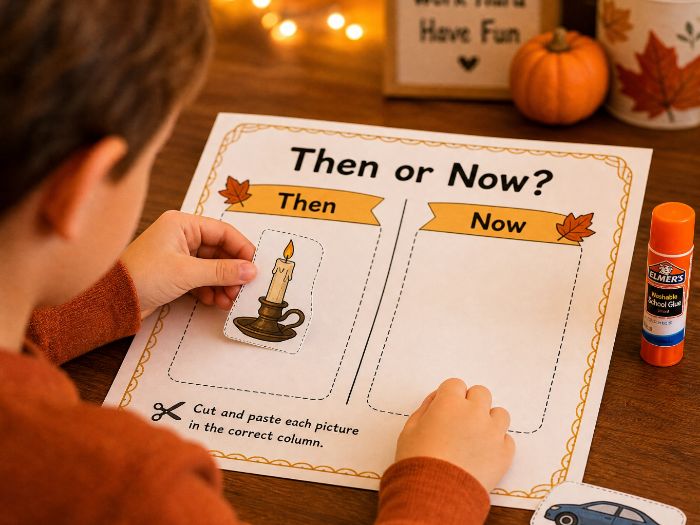 Past and Present History Worksheets