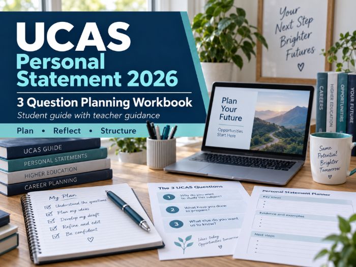 UCAS Personal Statement Questions - Planning Guide & Worksheet