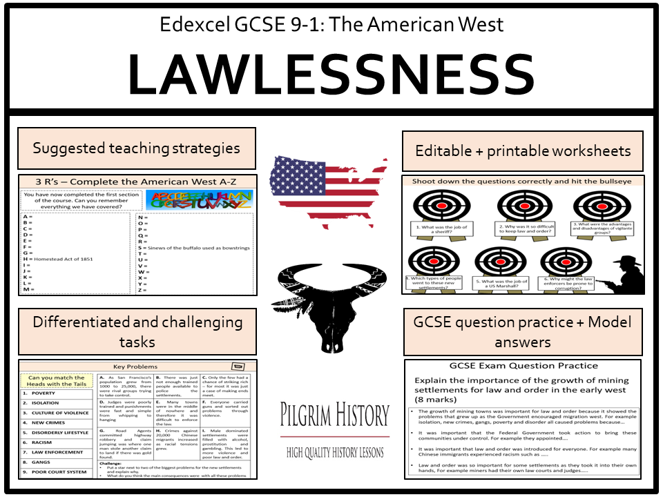 Edexcel GCSE American West: Lawlessness, Violence & Crime