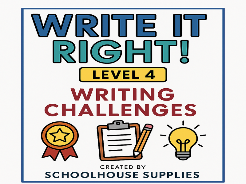 Write It Right! – Level 4: Writing Challenges