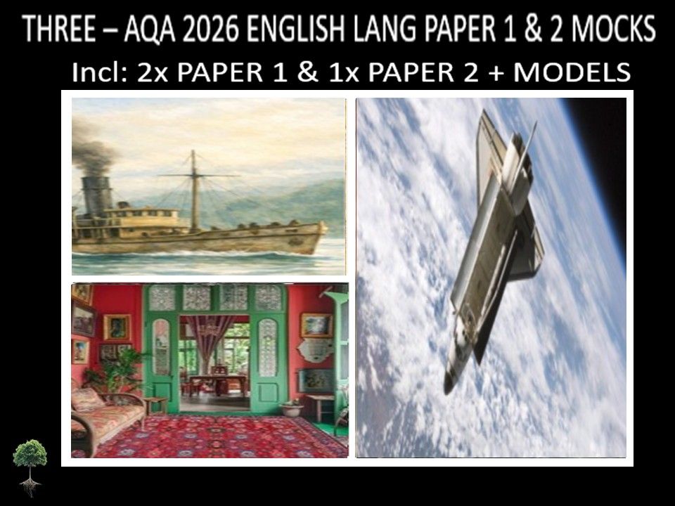 THREE - AQA PAPER 1 & 2 | 2026 FULL MOCKS | MODELS
