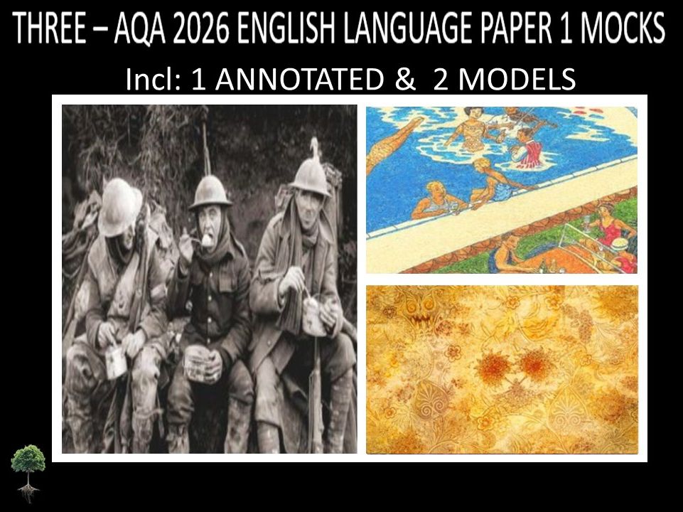 THREE - AQA PAPER 1 | 2026 FULL MOCKS | ANNOTATED | MODELS