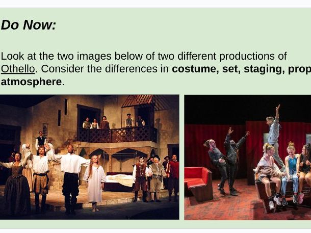Physical Theatre & Othello – 6–10 Lesson Scheme Using Frantic Assembly (KS3 Drama)