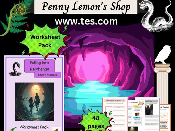 Falling into Rarohenga Worksheet Pack