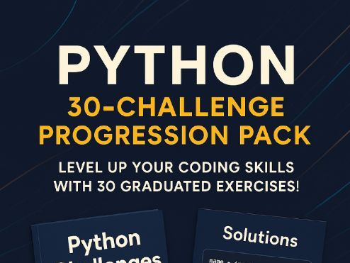 Python - 30 Programming Challenges for KS3 and KS4