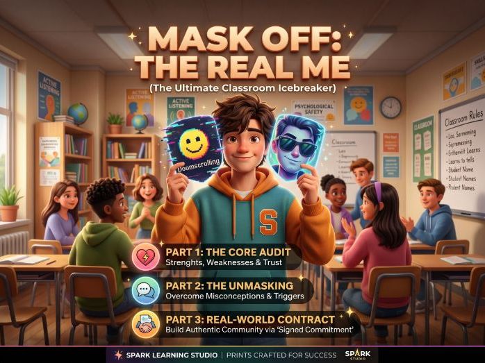 Mask Off: Authentic Back-to-School Icebreaker & Classroom Community Builder