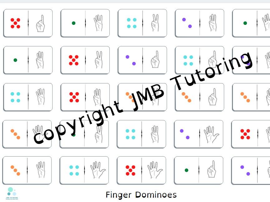 Finger dominoes